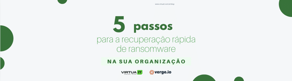 Recuperação rápida de ransomware